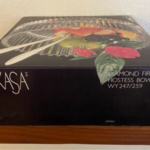 Mikasa Diamond Fire Hostess Bowl